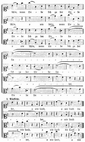 1. Unvollendeter Kanon von Johannes Brahms