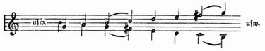 1. Unvollendeter Kanon von Johannes Brahms