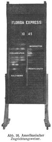Abb. 16. Amerikanischer Zugrichtungsweiser.