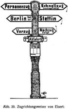 Abb. 20. Zugrichtungsweiser von Eisert.