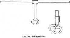 Abb. 398. Schienenheber.