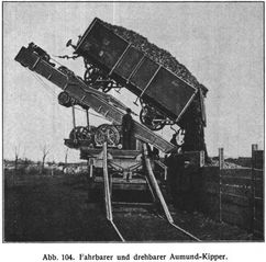 Abb. 104. Fahrbarer und drehbarer Aumund-Kipper.