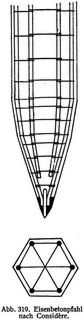 Abb. 319. Eisenbetonpfahl nach Consid�re.