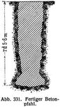 Abb. 331. Fertiger Betonpfahl.