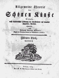 Sulzer: Allgemeine Theorie der Sch�nen K�nste, Band 2. Leipzig 1774