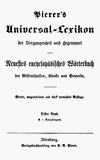 Pierer's Universal-Lexikon